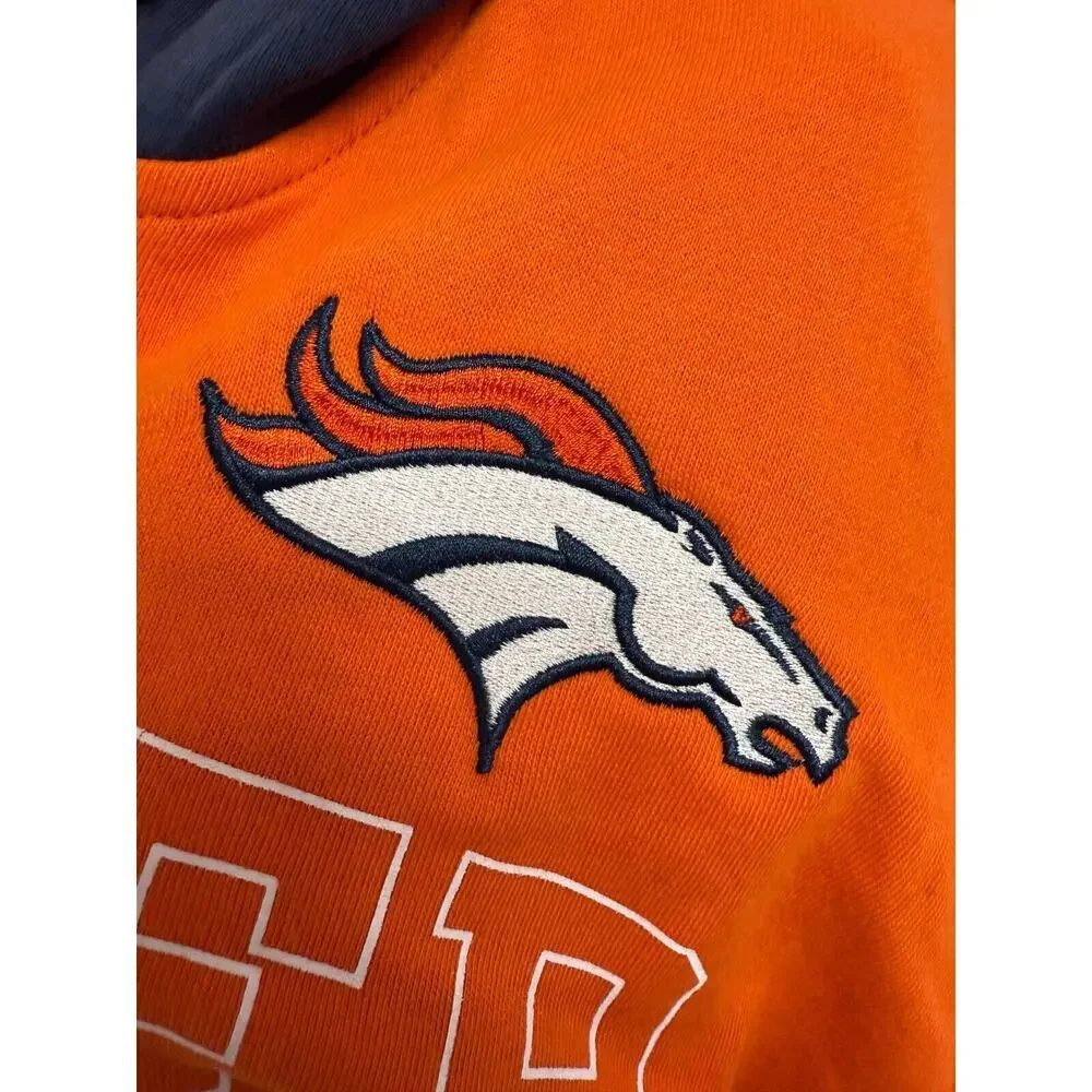 Denver‎ Broncos NFL Men's Graphic T-Shirt and Hoodie Combo Pack NEW SZ L LARGE
